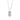 18K White Gold Diamond Chandelier Pendant - womens necklace