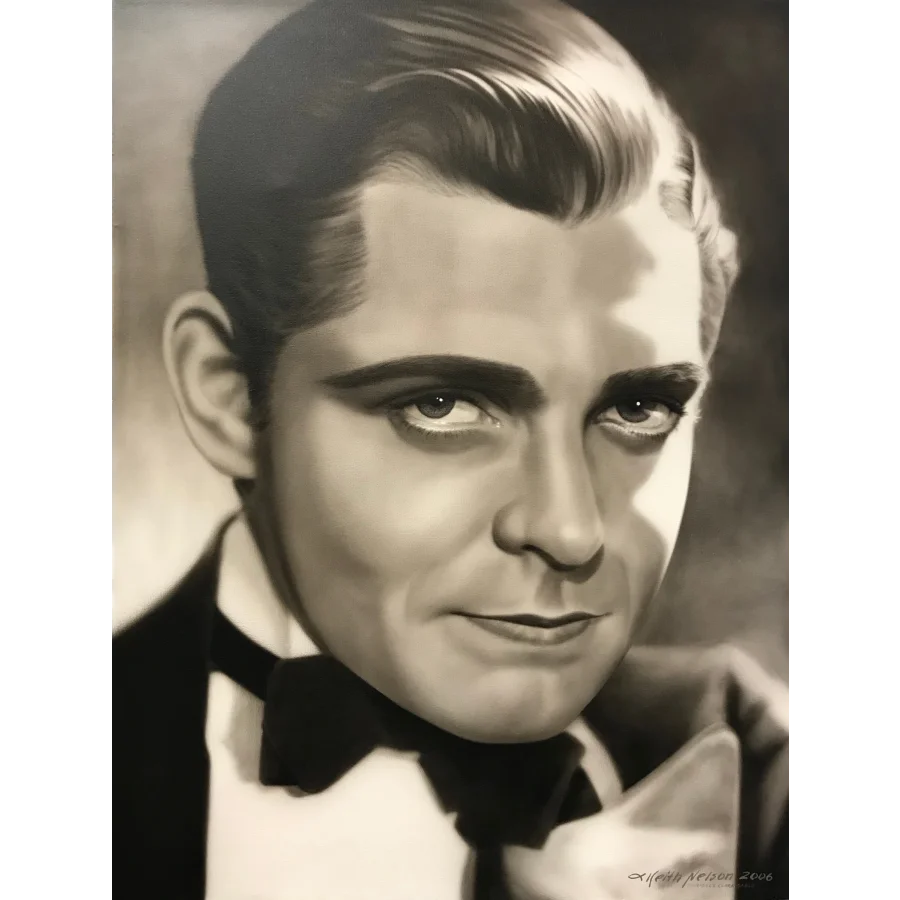 Clark Gable Portrait - Art