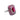 Platinum Center Ruby and Diamond Ring - women’s ring