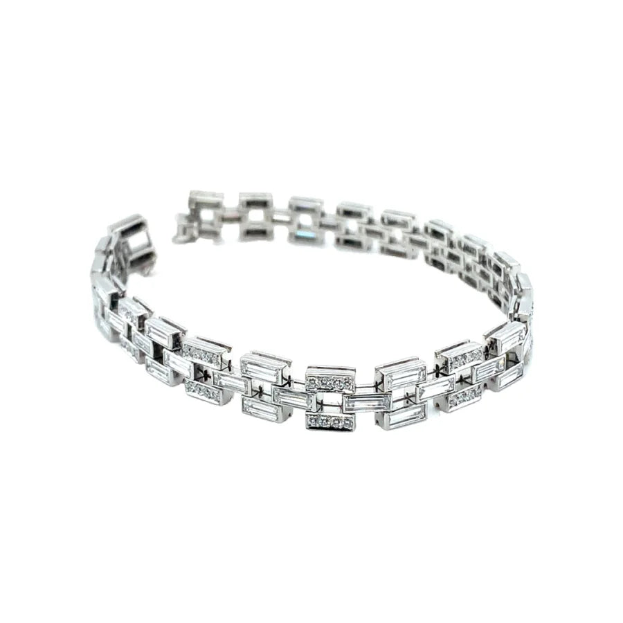 Platinum Veritas Diamond Bracelet - women’s bracelet