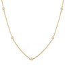 Rose Gold Diamonds by the Yard Necklace - womens necklace