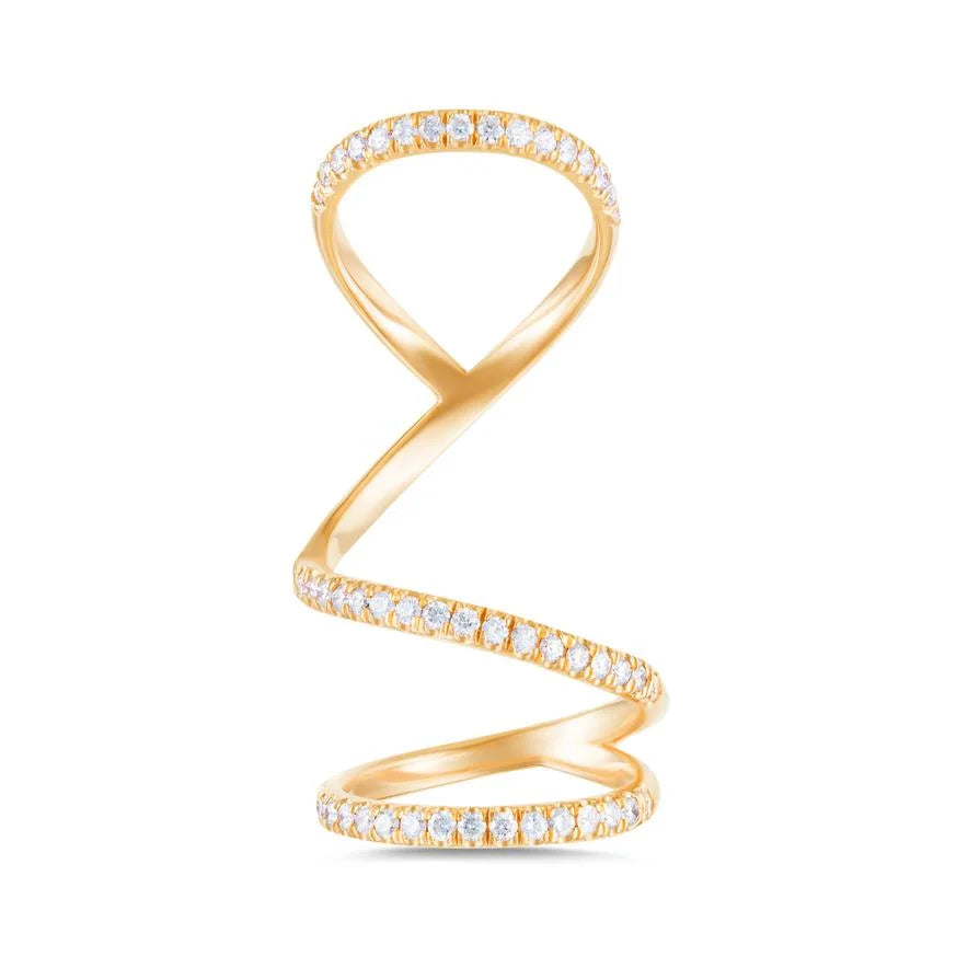 Yellow Gold Arabesque Ring - women’s ring