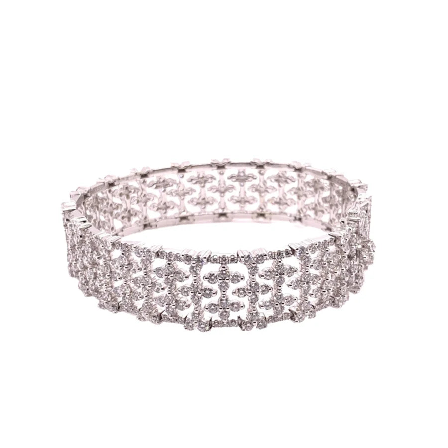 18K White Gold Diamond Bracelet - women’s bracelet