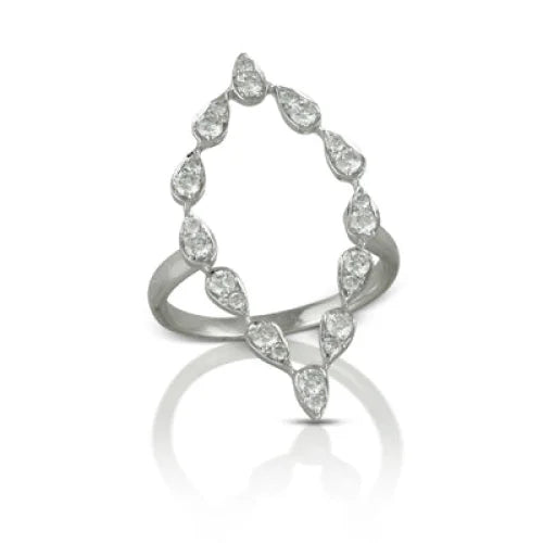 18K White Gold Diamond Ring - women’s ring