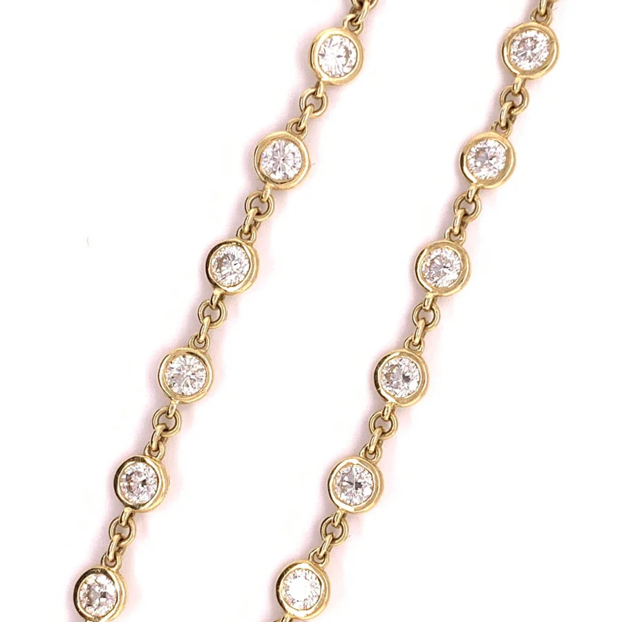 Diamond rosary bead necklace deals