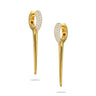 18K Yellow Gold Moderna Diamond Earrings - women’s earrings