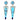 18K Yellow Gold Turquoise and Enamel Earrings - women’s