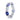 Oval Cut Blue Sapphire and Oval Diamond Eternity Band Ring