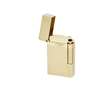 Le Grand Yellow Gold Diamond Head Lighter - Perfect Ping