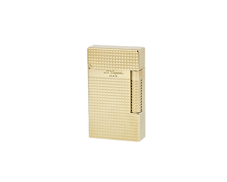 Le Grand Yellow Gold Diamond Head Lighter - Perfect Ping