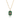 14K Yellow Gold Malachite, Ruby, and Diamond Necklace