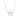 14K White Gold Diamond Necklace