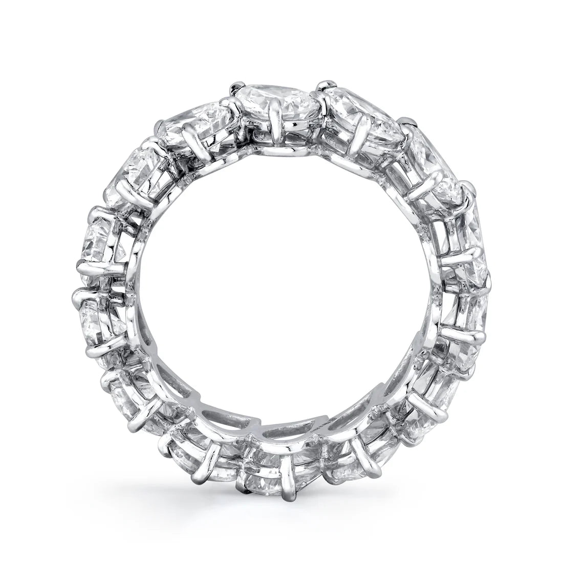 Pear Shape Diamond Eternity Band