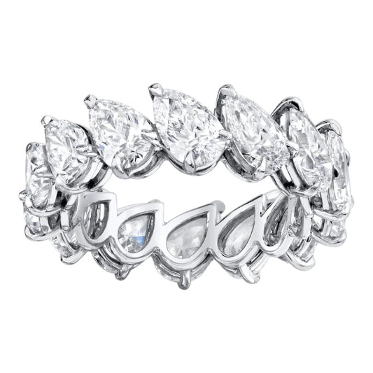 Pear Shape Diamond Eternity Band
