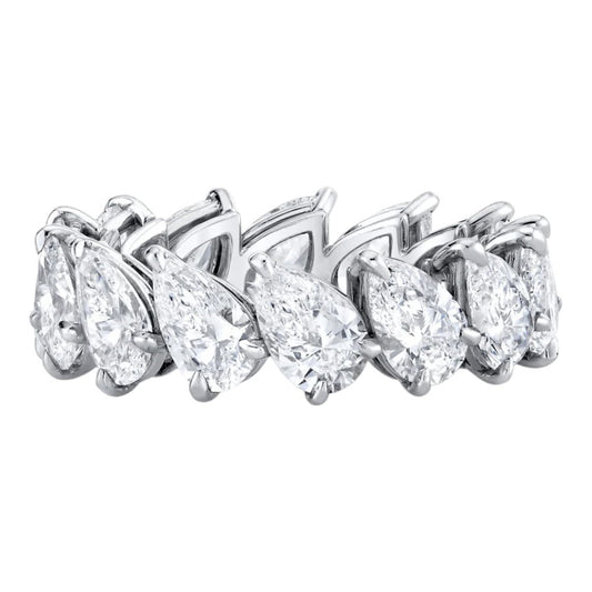Pear Shape Diamond Eternity Band