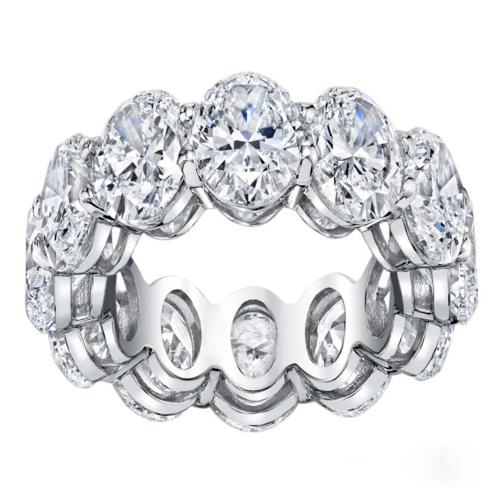 Oval Cut Eternity Band