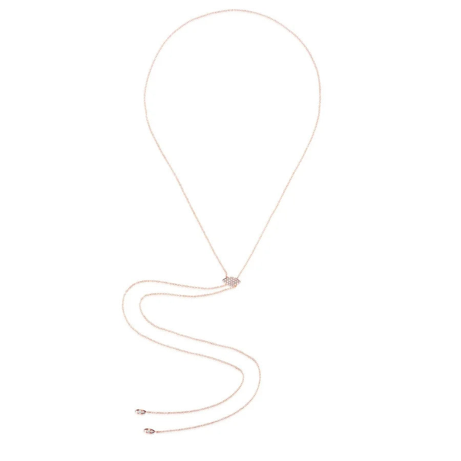 Gemma Slider Lariat Necklace - womens necklace