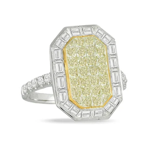 Mondrian Yellow Diamond Ring - women’s ring