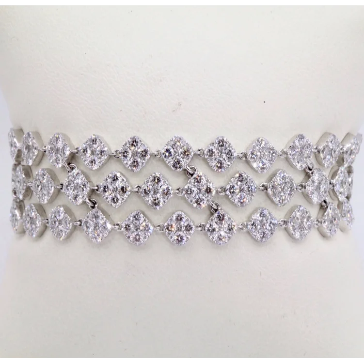 Multi-Row Flexible Diamond Bracelet - women’s bracelet