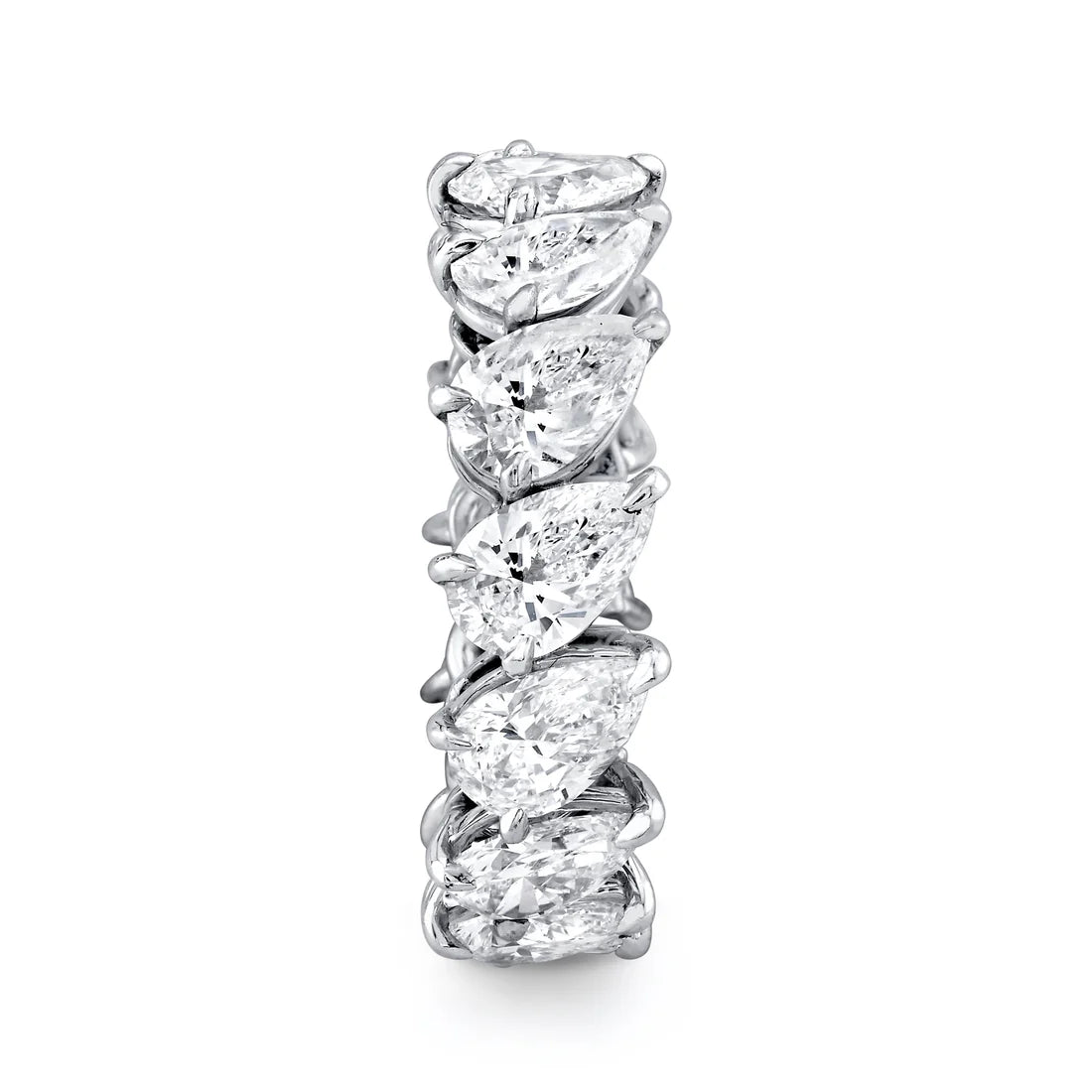 Pear Shape Diamond Eternity Band