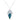 Opal Pendant with Diamonds Emerald and Sapphire - womens