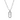 Oval Link Necklace with Black and White Diamonds