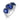 Platinum 3-Stone Sapphire and Diamond Ring - women’s ring