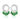 Platinum Chandelier Emerald and Diamond Earrings - women’s