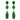 Platinum Drop Emerald and Diamond Earrings - women’s