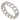 Round and Baguette Diamond Oval Link Bracelet