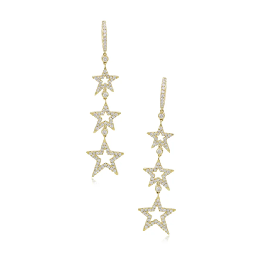 Star Drop Earrings