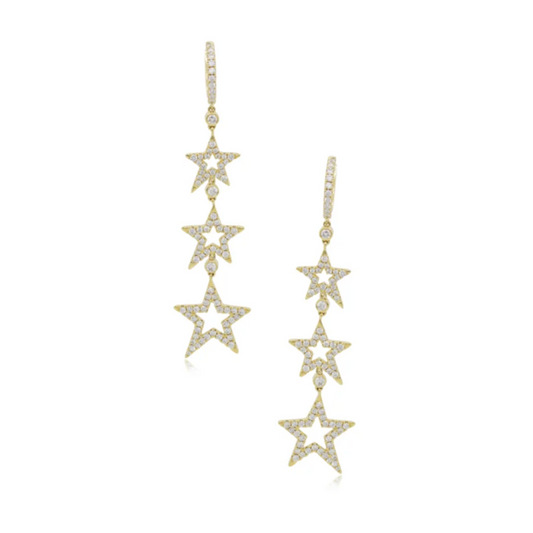 Star Drop Earrings